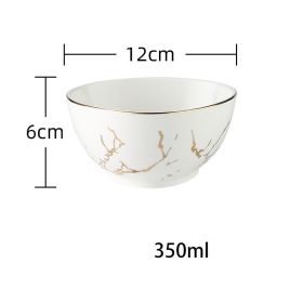 Nordic Light Luxury Style Phnom Penh Marble Household Bowl