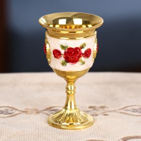 Russian Court Style Metal Spirit Glass