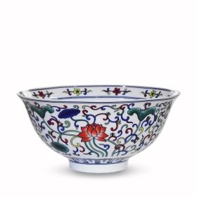 Dragon And Phoenix Chinese Bone China Rice Bowl