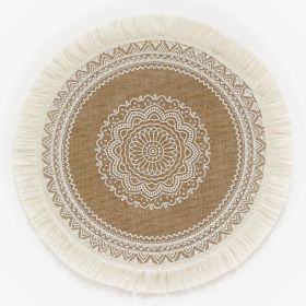 Nordic Placemats Cotton And Linen Dining Table Insulation, Home Jute Decoration