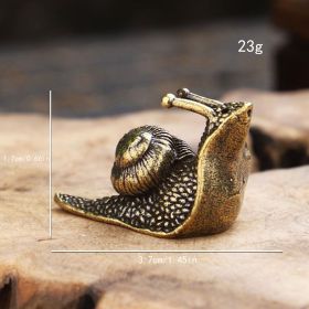 1pc; Antique Mini Snail Small Ornaments; Desktop Toy Ornament; Home Decor; Room Decor