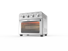 Toaster Oven Air Fryer Combo;  Countertop Convection Oven with 4 Accessories & Recipes;  Easy Clean;  Stainless Steel;  Silver