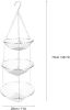 3-Layers Hanging Basket Stainless Steel Fruit Vegetable Flower Basket Storage Holder Home Decoration Basket Kitchen Hanging Rack