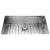 Trustmade 32&quot; x 19&quot; Workstation Ledge Handmade Undermount Kitchen Sink SUS304 Stainless Steel 16 Gauge Big Single Bowl Bar or Outdoor