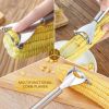 2pcs Corn Peeler Corn Planer Thresher Stainless Steel Corn Peeler For Corn On The Cob Corn Kernel Remover Tool Magic Corn Stripper Tool Corn Cutter Co