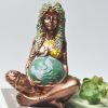 Mother Earth Ornament; Millyear Mother Earth Resin Ornament; Goddess Gaia Statue; Garden Home Decor