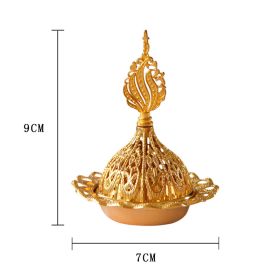 1pc Hollow Incense Burner; Metal Incense Burner Holder; Creative Decoration (Color: Hollow Urn - Small Tree Head)