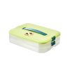 1pc 4-Layer Food Storage Containers; Food Storage Containers With Lids Dumpling Storage Box; Good Sealing; Stackable Dumpling Food Containers