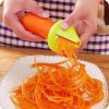 1pc Vegetable Fruit Multifunction Spiral Shredder Peeler Manual Potato Carrot Radish Rotating Grater Kitchen Accessories;  Kitchen Tools