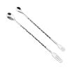 Stainless steel long bar spoon 32cm long handle mixing bar cocktail mixing bar coffee milk tea mixing spoon bar bar spoon