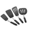 Japanese silica gel frying shovel frying egg shovel frying beef steak leaky shovel non stick pan is applicable to silica gel spatula kitchen tool colo