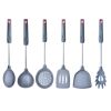 Silicone spatula set directly supplied by the factory; pot spoon shovel set; 6 pieces; high temperature resistant kitchenware; rubber spoon gift; mult