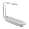 Kitchen Telescopic Sink Shelf Drainer Rack Kitchen Organizer Soap Sponge Holder Towel Rack Storage Basket Kitchen Accessories