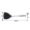 Non-Stick Silicone Spatula Turner Flexible with Stainless Steel Handle Versatile Heat Resistant Cooking Baking and Mixing Kitchen Utensil