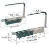 Sink Rack; Telescopic Drain Rack; Kitchen Supplies; Multi-functional Pull-out Storage Rack; Can Be Hung Dishwashing Rag Rack