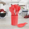 Cooking Baking 10 PCS Spatula Set High Heat Resistant Kitchen Utensil Set